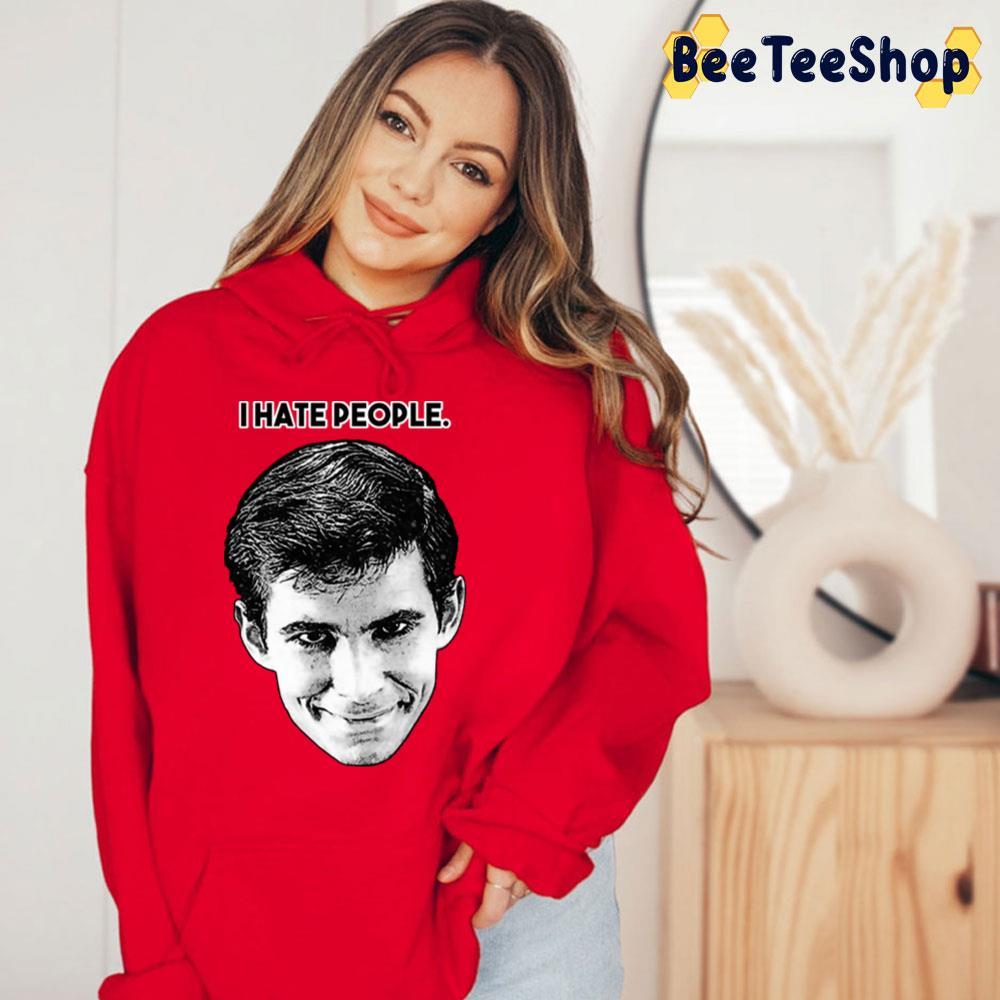 I Hate People Norman Bates Halloween Beeteeshop Unisex T-Shirt I Hate People Norman Bates Halloween Beeteeshop Unisex T-Shirt