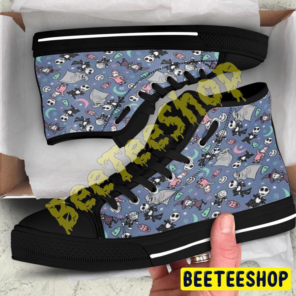 Icon The Nightmare Before Christmas Halloween Beeteeshop Adults High Top Canvas Shoes Icon The Nightmare Before Christmas Halloween Beeteeshop Adults High Top Canvas Shoes