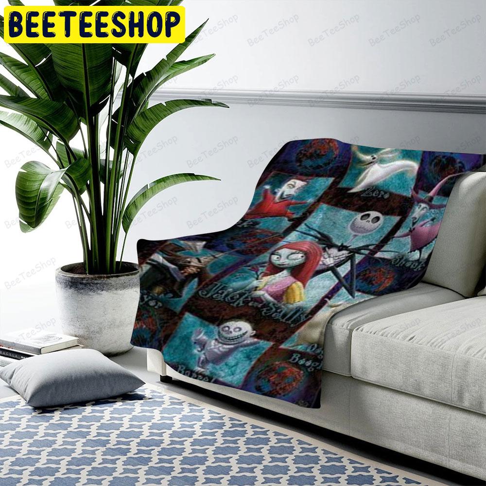 Jack And Sally The Nightmare Before Christmas Movie Halloween Beeteeshop US Cozy Blanket Jack And Sally The Nightmare Before Christmas Movie Halloween Beeteeshop US Cozy Blanket
