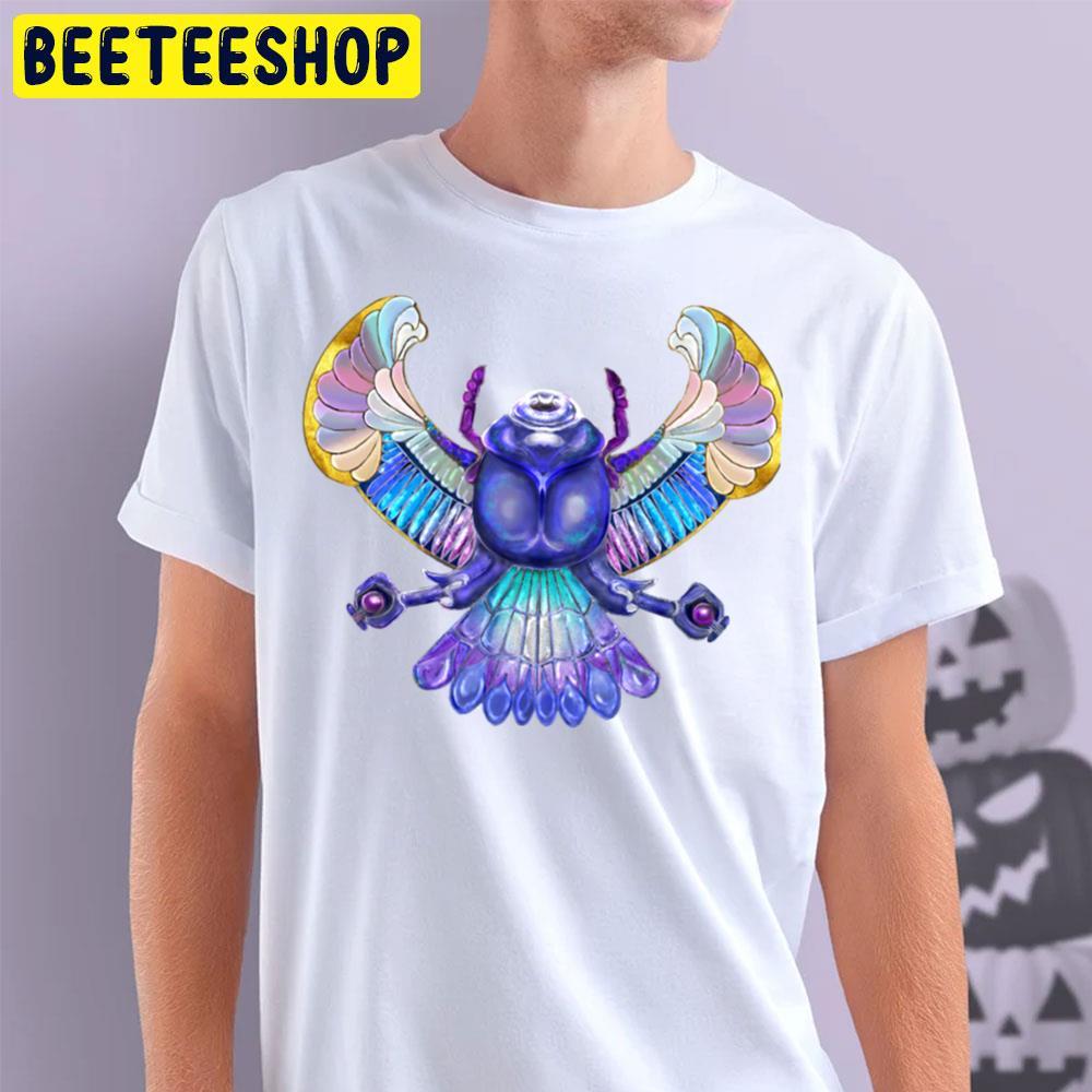 Khepri Blue Scarab Winged Beetle Beeteeshop Trending Unisex T-Shirt Khepri Blue Scarab Winged Beetle Beeteeshop Trending Unisex T-Shirt