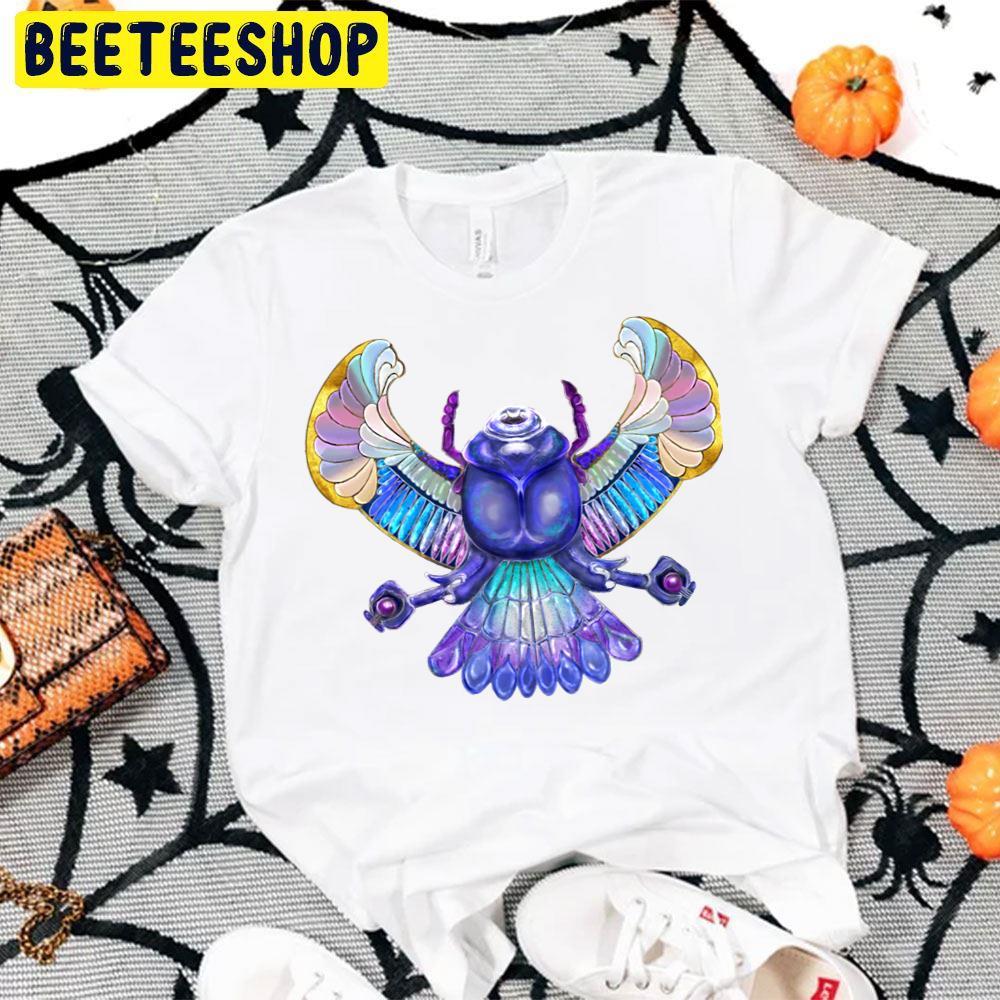 Khepri Blue Scarab Winged Beetle Beeteeshop Trending Unisex T-Shirt Khepri Blue Scarab Winged Beetle Beeteeshop Trending Unisex T-Shirt