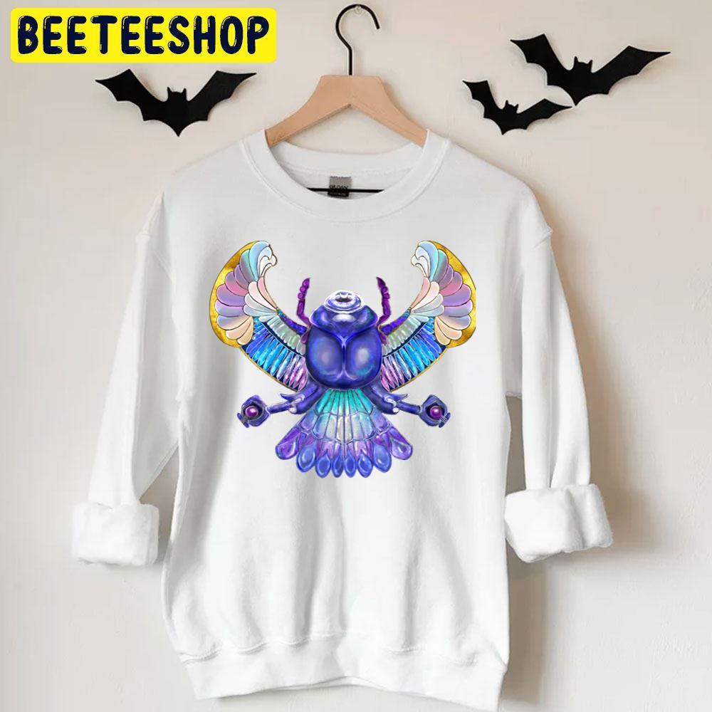 Khepri Blue Scarab Winged Beetle Beeteeshop Trending Unisex T-Shirt Khepri Blue Scarab Winged Beetle Beeteeshop Trending Unisex T-Shirt