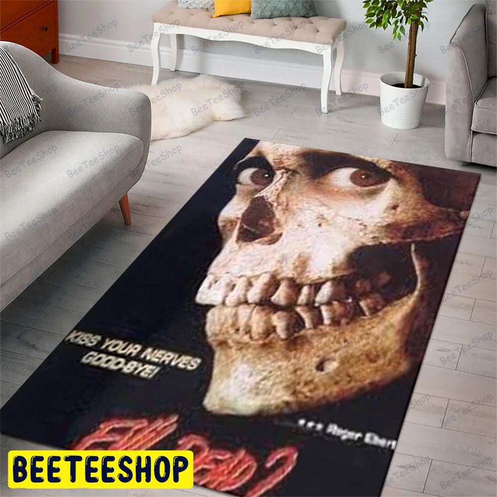 Kiss Your Nerves Good Bye Evil Dead Ii Halloween Beeteeshop Rug Rectangle Kiss Your Nerves Good Bye Evil Dead Ii Halloween Beeteeshop Rug Rectangle