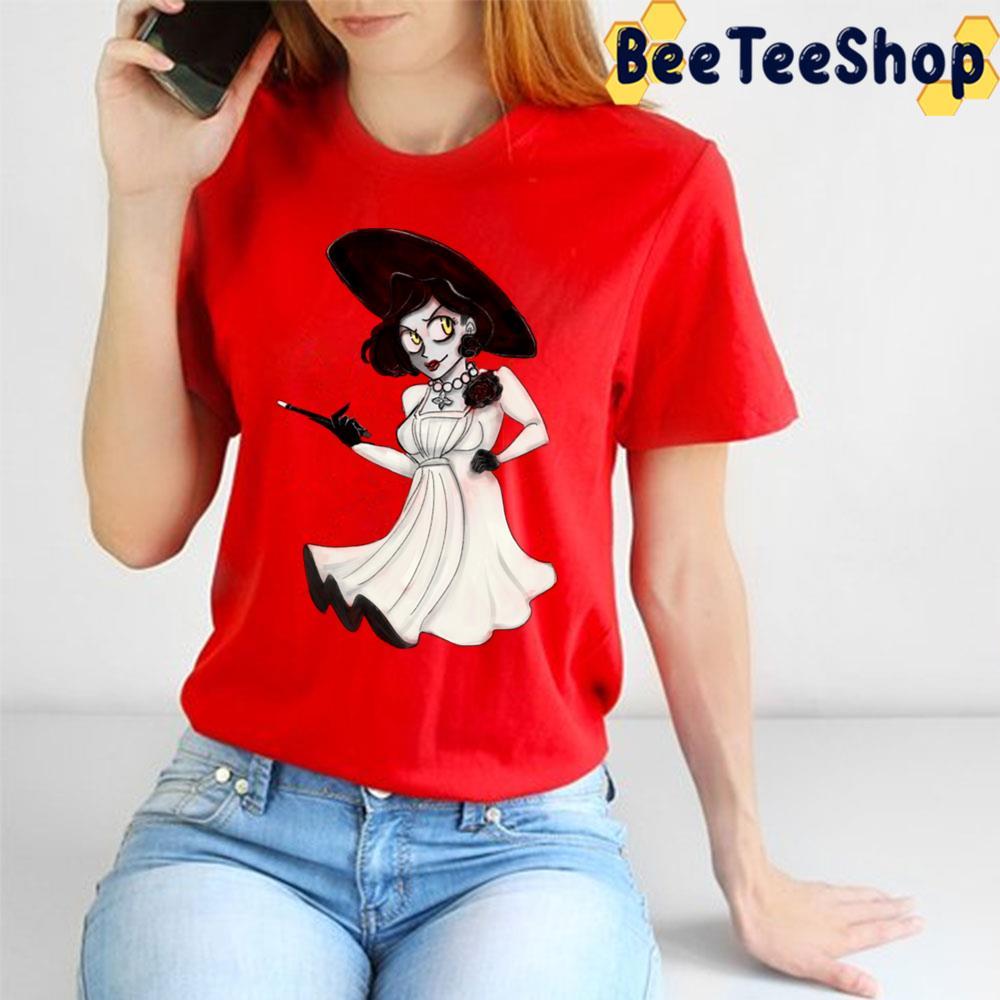 Lady Dimitrescu Chibi Resident Evil Village Beeteeshop Trending Unisex T-Shirt Lady Dimitrescu Chibi Resident Evil Village Beeteeshop Trending Unisex T-Shirt