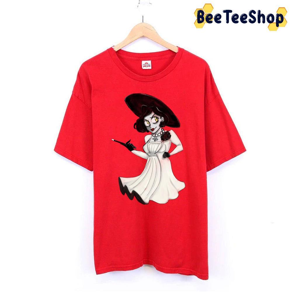 Lady Dimitrescu Chibi Resident Evil Village Beeteeshop Trending Unisex T-Shirt Lady Dimitrescu Chibi Resident Evil Village Beeteeshop Trending Unisex T-Shirt