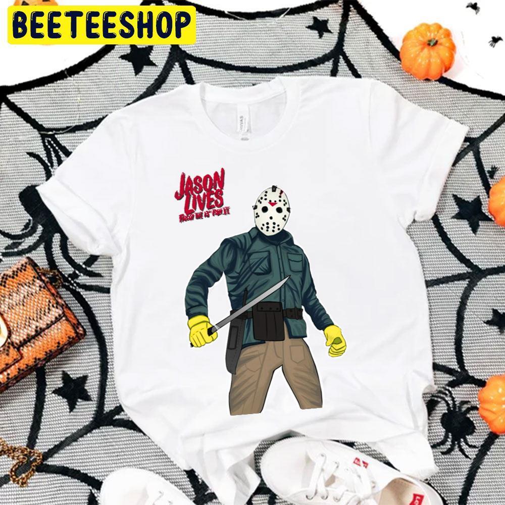 Lives Jason Voorhees Halloween Beeteeshop Trending Unisex T-Shirt Lives Jason Voorhees Halloween Beeteeshop Trending Unisex T-Shirt