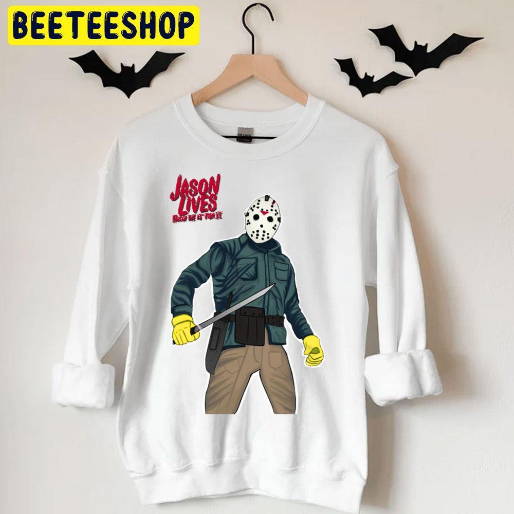 Lives Jason Voorhees Halloween Beeteeshop Trending Unisex T-Shirt Lives Jason Voorhees Halloween Beeteeshop Trending Unisex T-Shirt