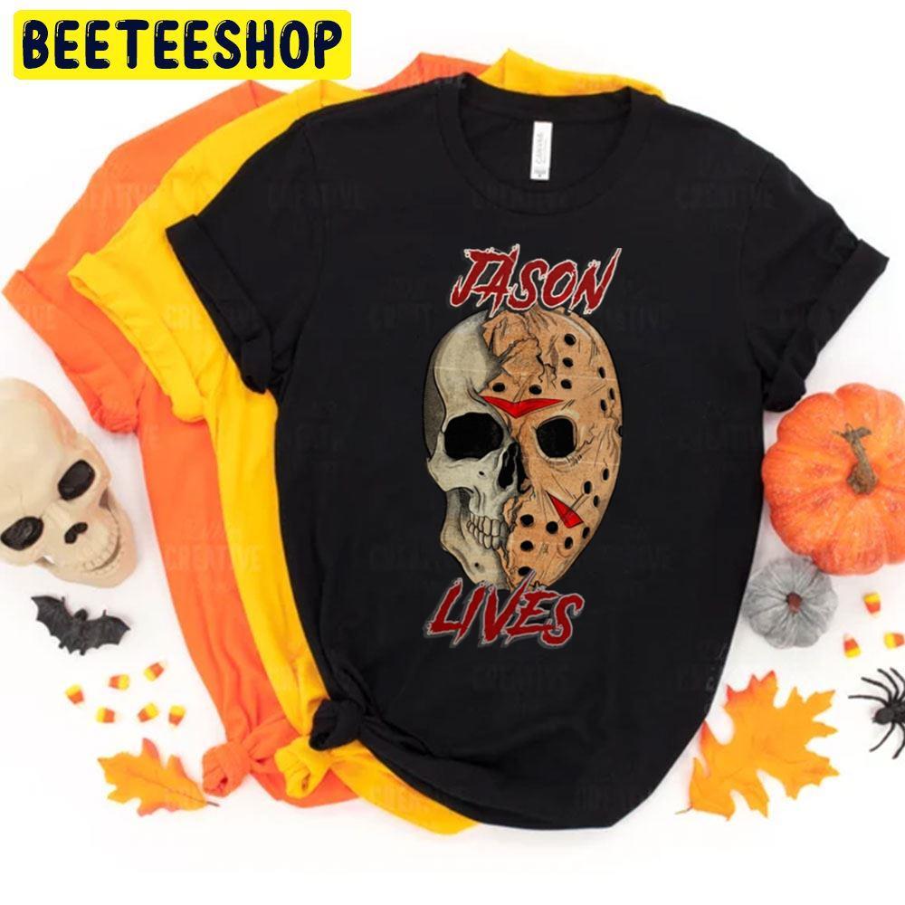 Lives Mask Jason Voorhees Halloween Beeteeshop Trending Unisex T-Shirt Lives Mask Jason Voorhees Halloween Beeteeshop Trending Unisex T-Shirt