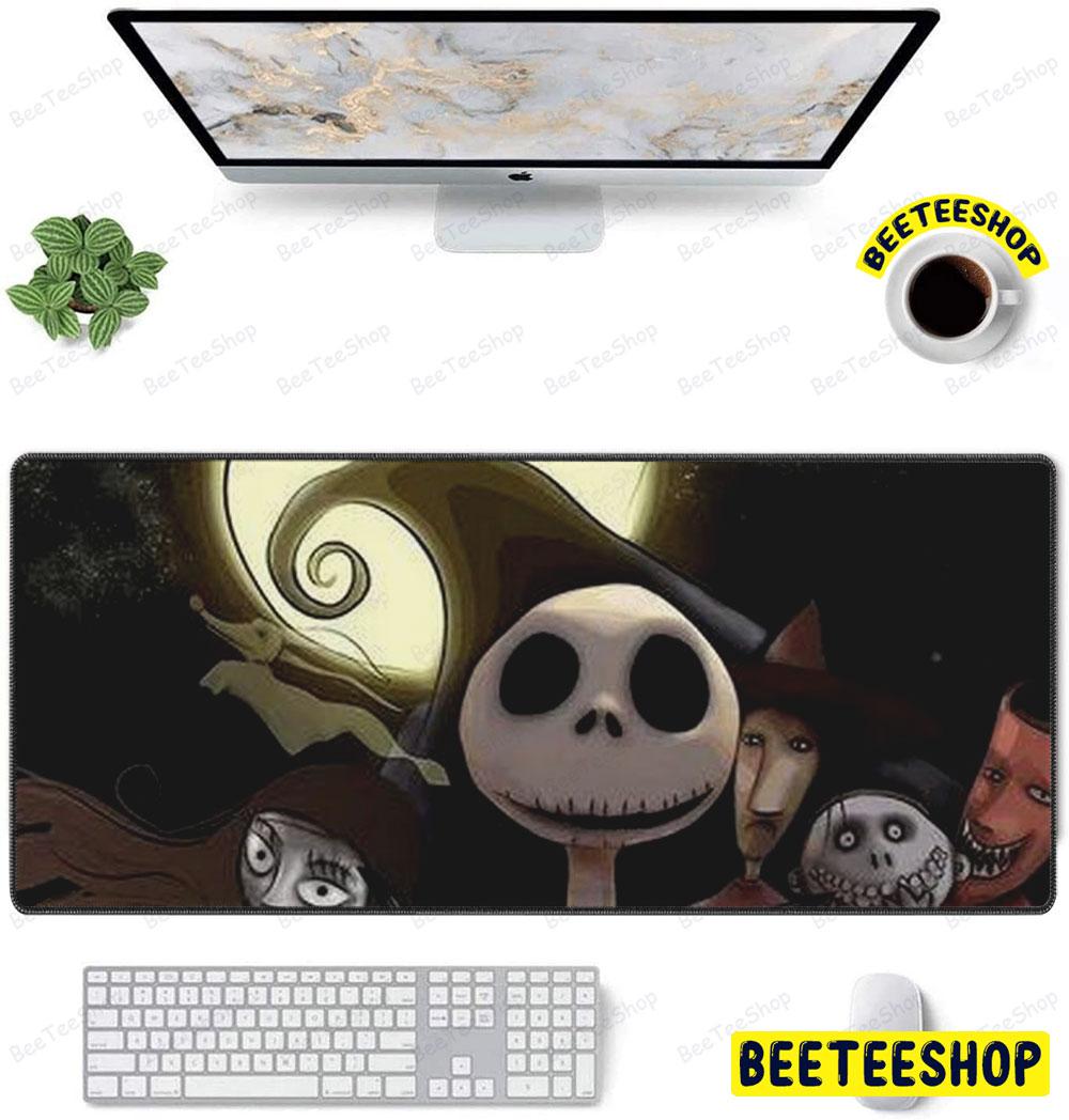 Look Happy The Nightmare Before Christmas Halloween Beeteeshop Mouse Pad Look Happy The Nightmare Before Christmas Halloween Beeteeshop Mouse Pad