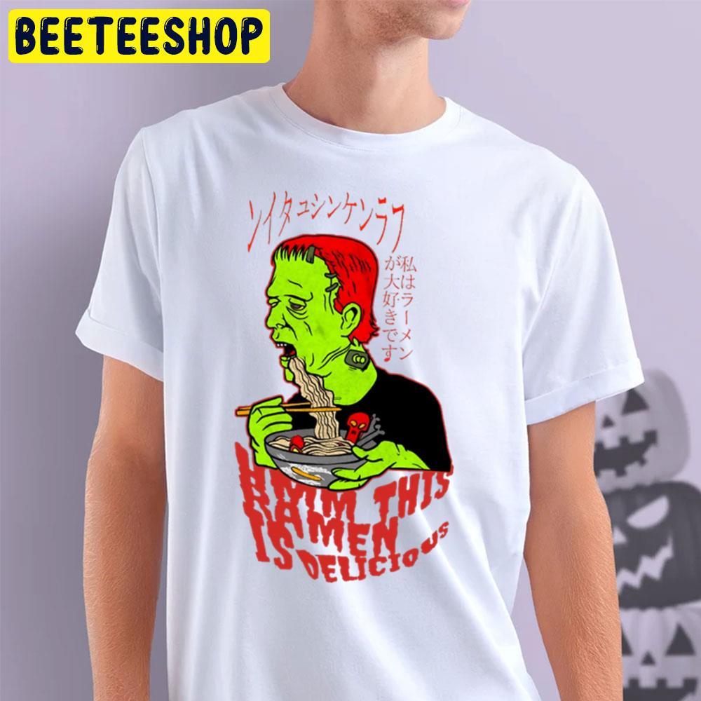 Love Ramen Frankenstein Halloween Beeteeshop Trending Unisex T-Shirt Love Ramen Frankenstein Halloween Beeteeshop Trending Unisex T-Shirt