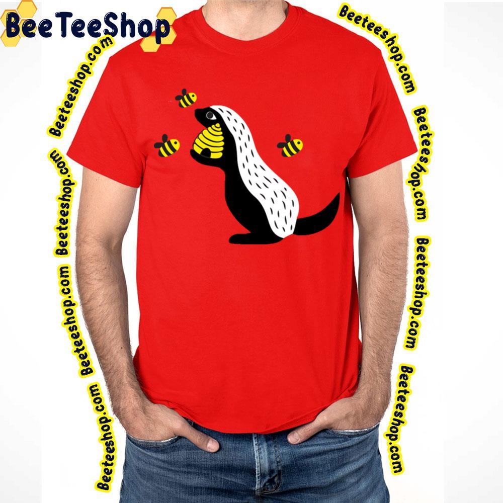 Loves Honey Honey Badger Beeteeshop Trending Unisex T-Shirt Loves Honey Honey Badger Beeteeshop Trending Unisex T-Shirt
