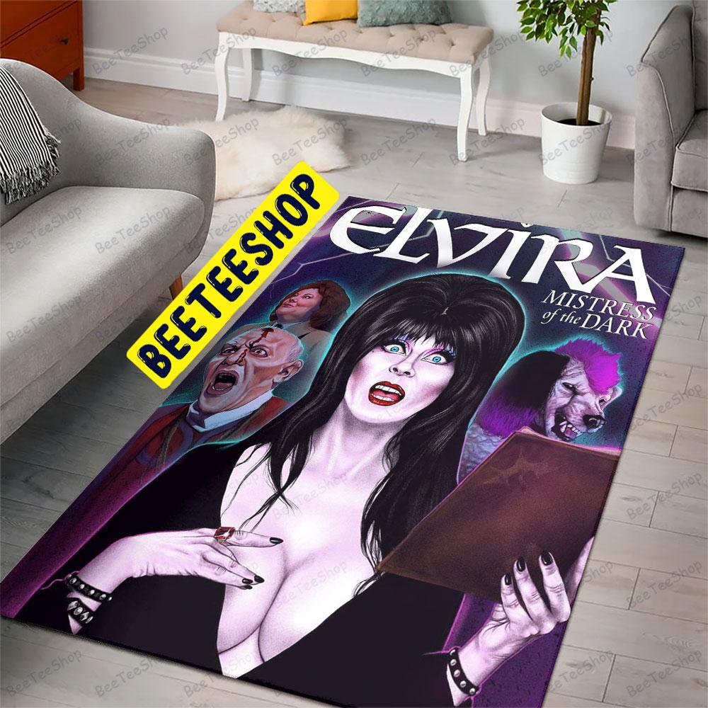 Magic Elvira Mistress Of The Dark Halloween Beeteeshop Rug Rectangle Magic Elvira Mistress Of The Dark Halloween Beeteeshop Rug Rectangle