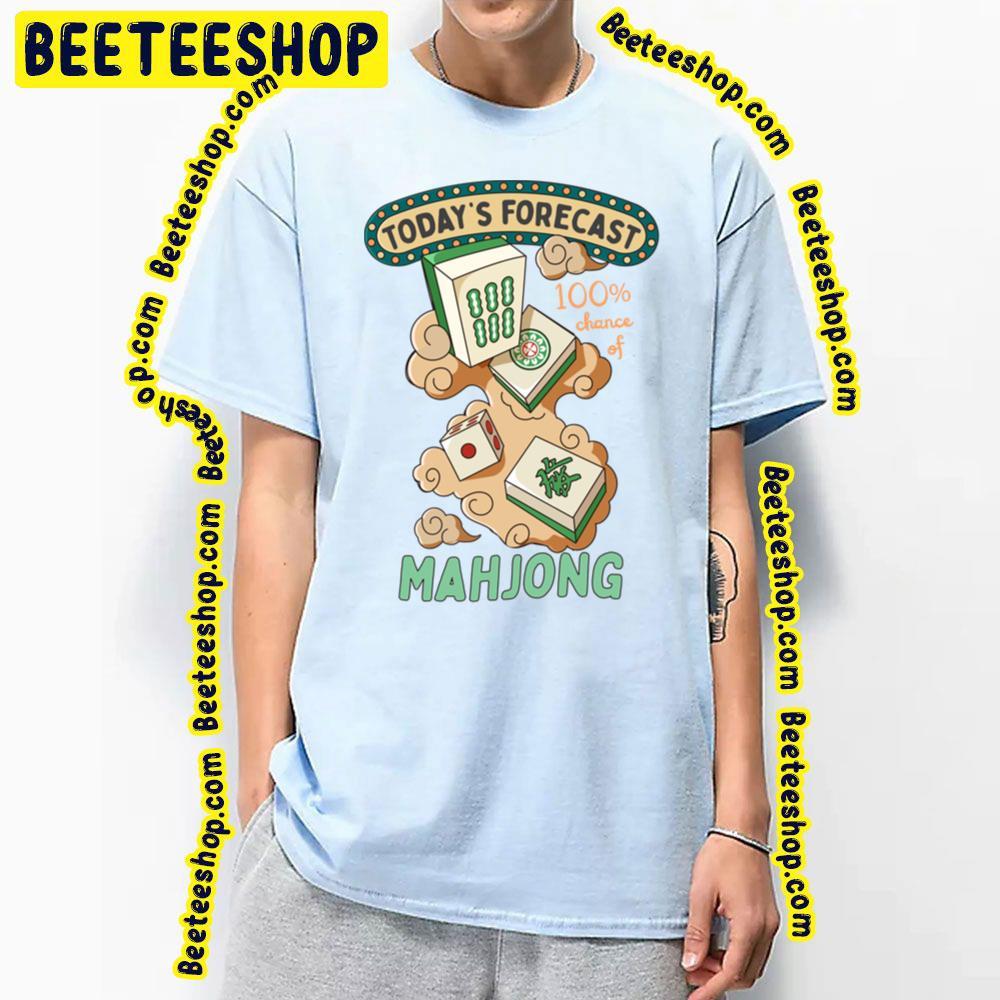 Mahjong Tiles And Clouds Therapy Game Beeteeshop Trending Unisex T-Shirt Mahjong Tiles And Clouds Therapy Game Beeteeshop Trending Unisex T-Shirt