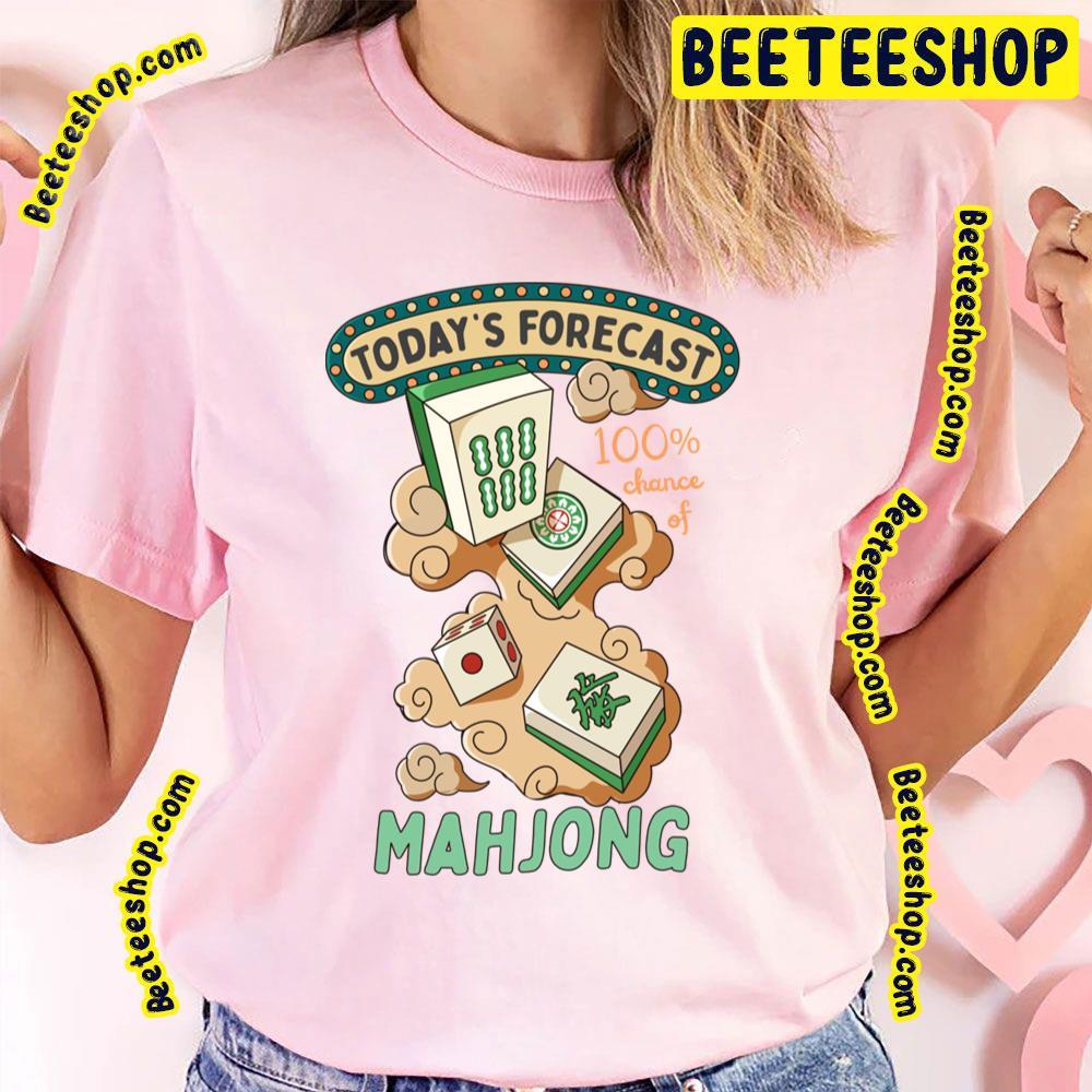 Mahjong Tiles And Clouds Therapy Game Beeteeshop Trending Unisex T-Shirt Mahjong Tiles And Clouds Therapy Game Beeteeshop Trending Unisex T-Shirt