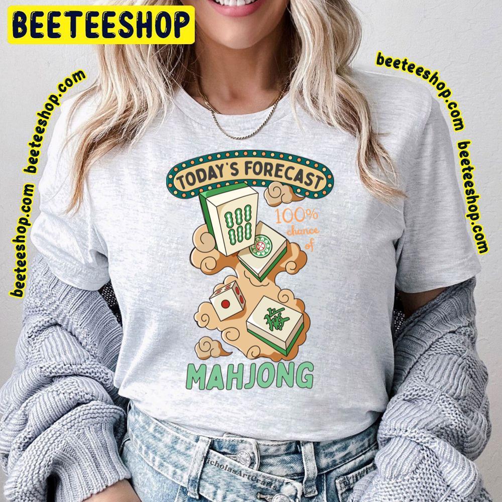 Mahjong Tiles And Clouds Therapy Game Beeteeshop Trending Unisex T-Shirt Mahjong Tiles And Clouds Therapy Game Beeteeshop Trending Unisex T-Shirt