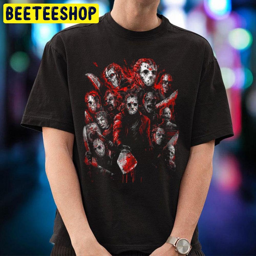 Many Faces Jason Voorhees Halloween Beeteeshop Trending Unisex T-Shirt Many Faces Jason Voorhees Halloween Beeteeshop Trending Unisex T-Shirt