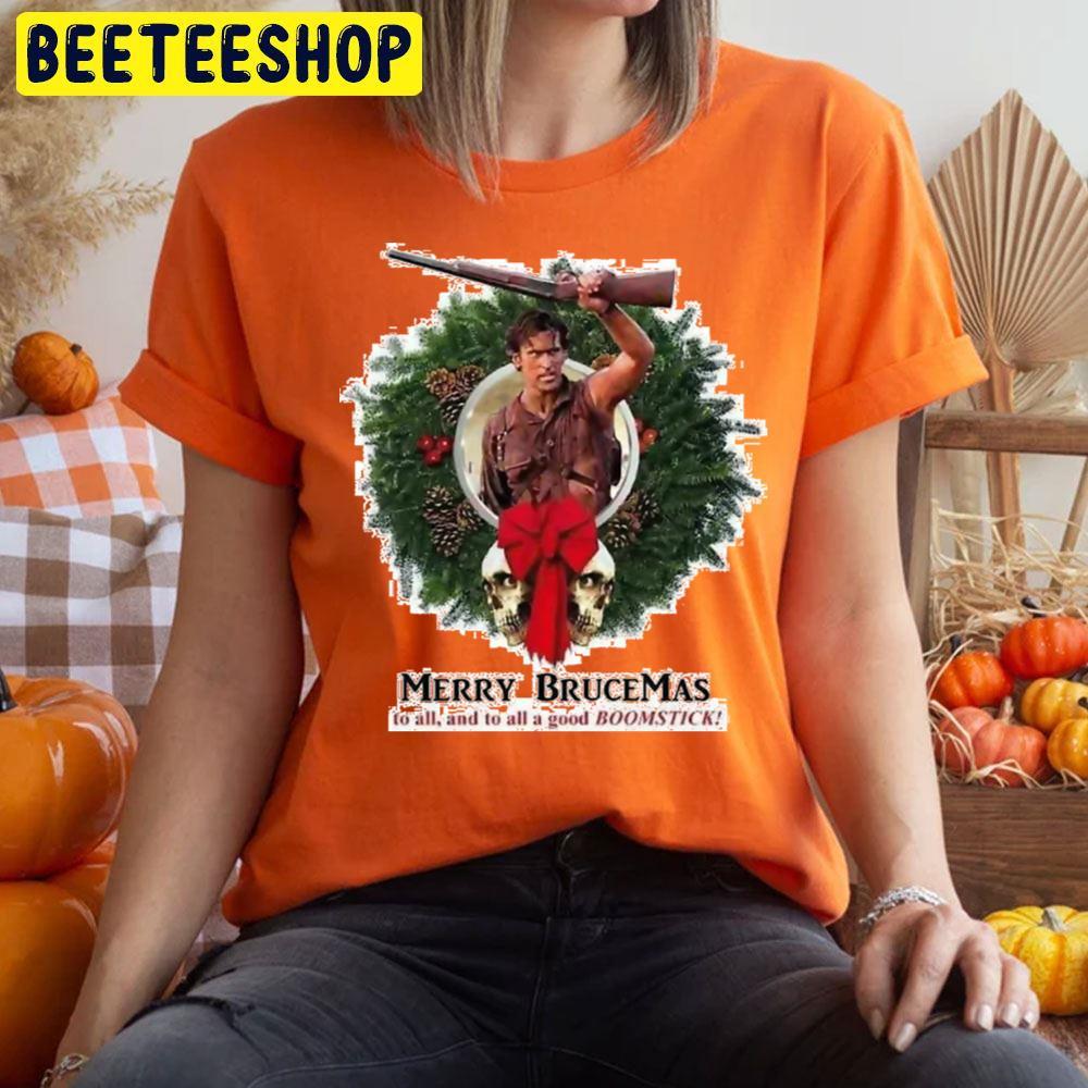 Merry Brucemas Ash Williams Halloween Beeteeshop Trending Unisex T-Shirt Merry Brucemas Ash Williams Halloween Beeteeshop Trending Unisex T-Shirt