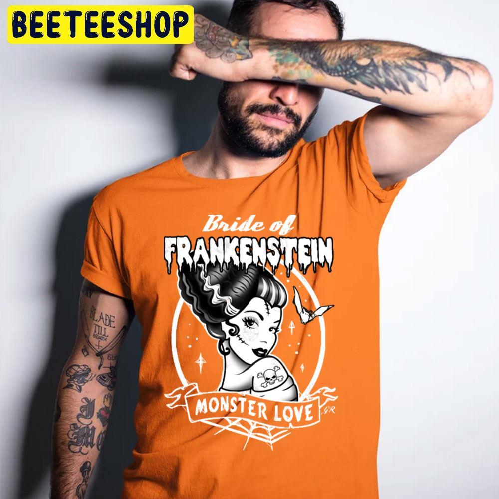 Monster Love Frankenstein Halloween Beeteeshop Trending Unisex T-Shirt Monster Love Frankenstein Halloween Beeteeshop Trending Unisex T-Shirt