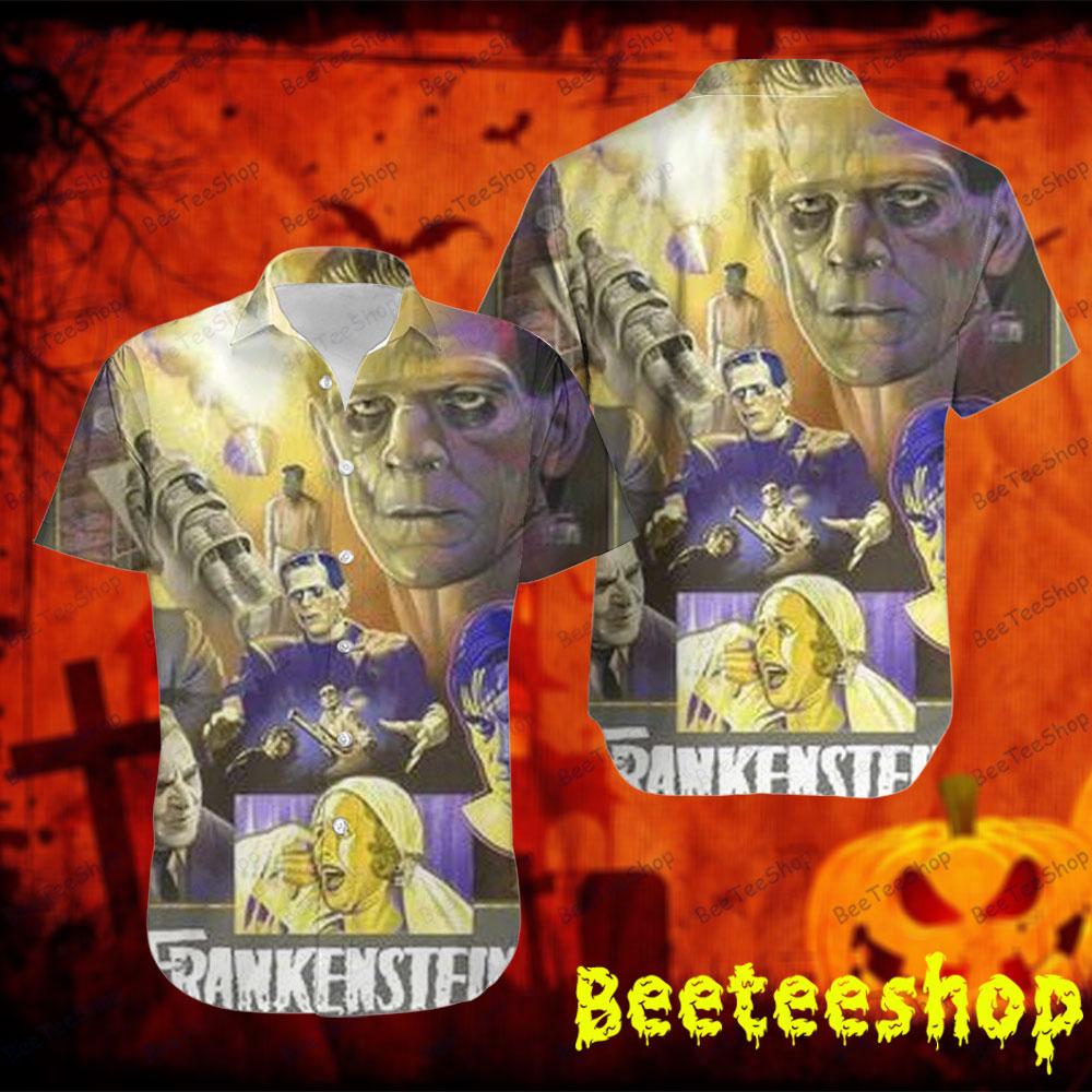 Monsters Art Frankenstein Halloween Beeteeshop Hawaii Shirt Monsters Art Frankenstein Halloween Beeteeshop Hawaii Shirt