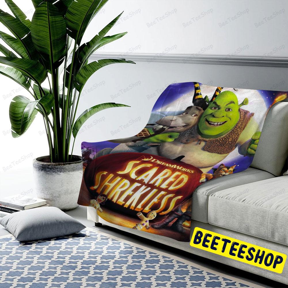 Movie Scared Shrekless Halloween Beeteeshop US Cozy Blanket Movie Scared Shrekless Halloween Beeteeshop US Cozy Blanket