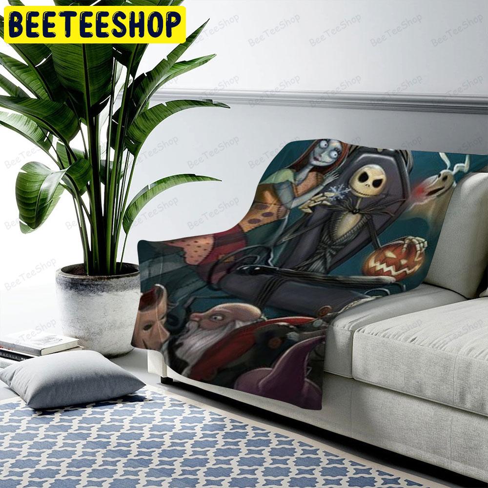 Movie The Nightmare Before Christmas Halloween Beeteeshop US Cozy Blanket Movie The Nightmare Before Christmas Halloween Beeteeshop US Cozy Blanket
