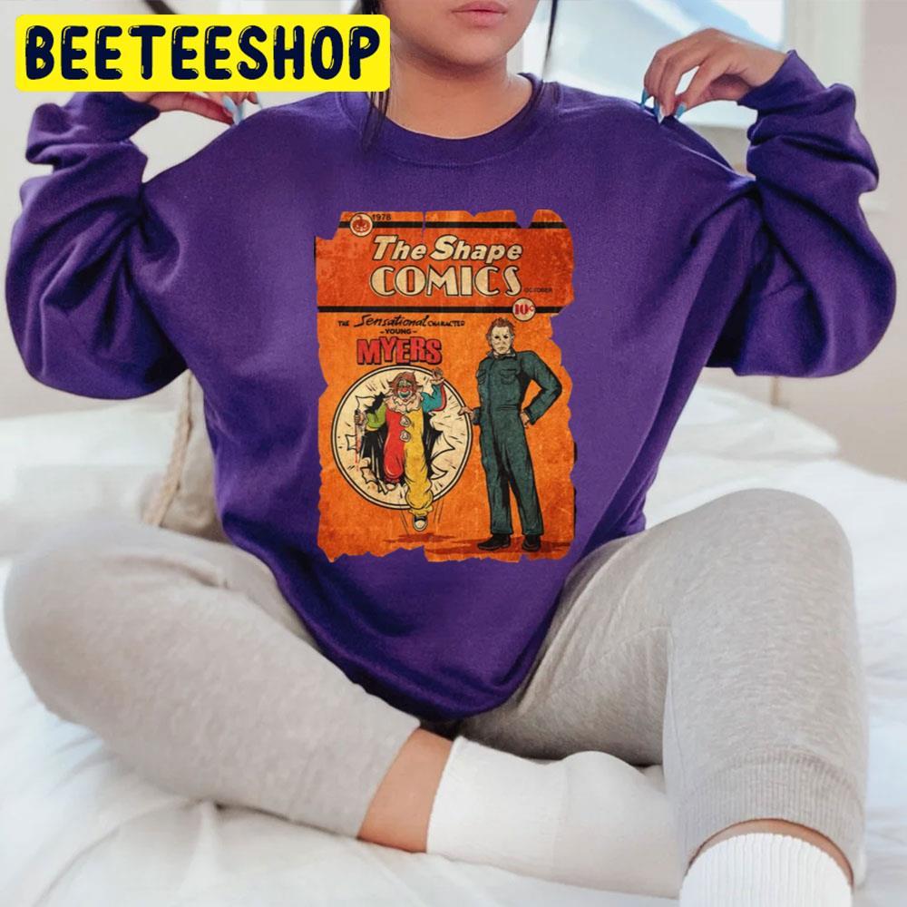 Myers The Shape Michael Myers Halloween Beeteeshop Trending Unisex T-Shirt Myers The Shape Michael Myers Halloween Beeteeshop Trending Unisex T-Shirt