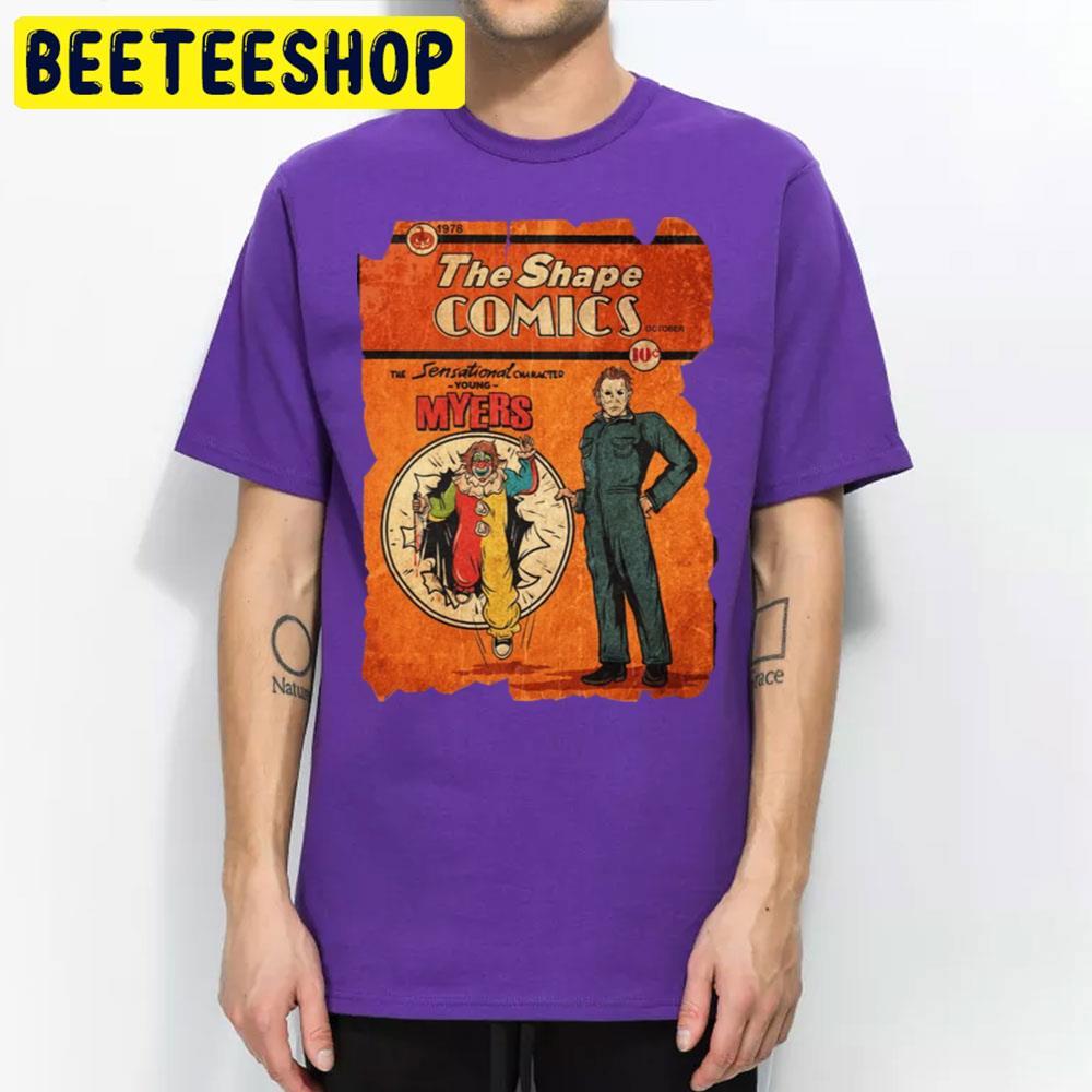 Myers The Shape Michael Myers Halloween Beeteeshop Trending Unisex T-Shirt Myers The Shape Michael Myers Halloween Beeteeshop Trending Unisex T-Shirt