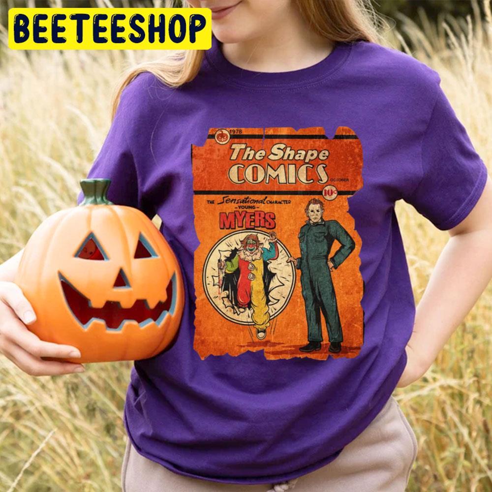 Myers The Shape Michael Myers Halloween Beeteeshop Trending Unisex T-Shirt Myers The Shape Michael Myers Halloween Beeteeshop Trending Unisex T-Shirt