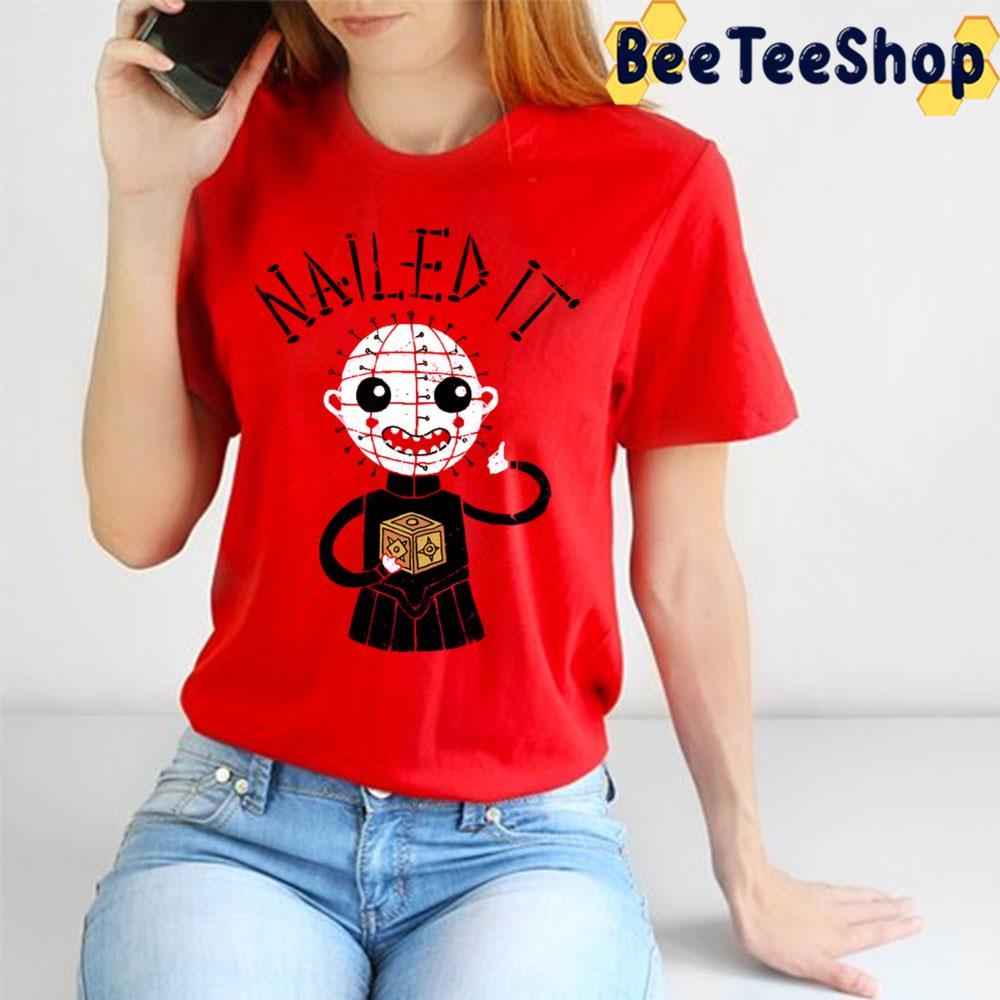 Nailed It Pinhead Halloween Beeteeshop Trending Unisex T-Shirt Nailed It Pinhead Halloween Beeteeshop Trending Unisex T-Shirt
