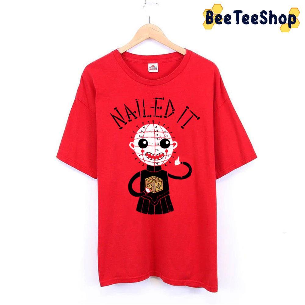 Nailed It Pinhead Halloween Beeteeshop Trending Unisex T-Shirt Nailed It Pinhead Halloween Beeteeshop Trending Unisex T-Shirt