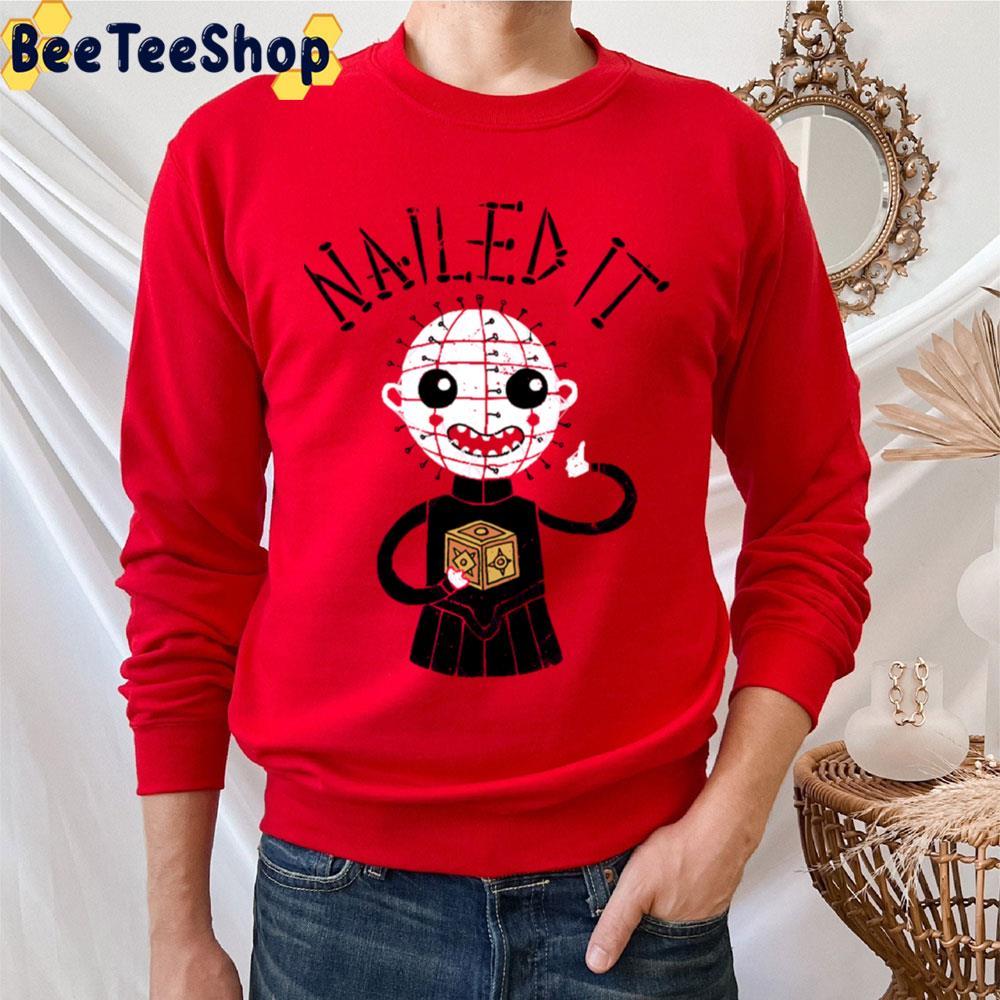 Nailed It Pinhead Halloween Beeteeshop Trending Unisex T-Shirt Nailed It Pinhead Halloween Beeteeshop Trending Unisex T-Shirt