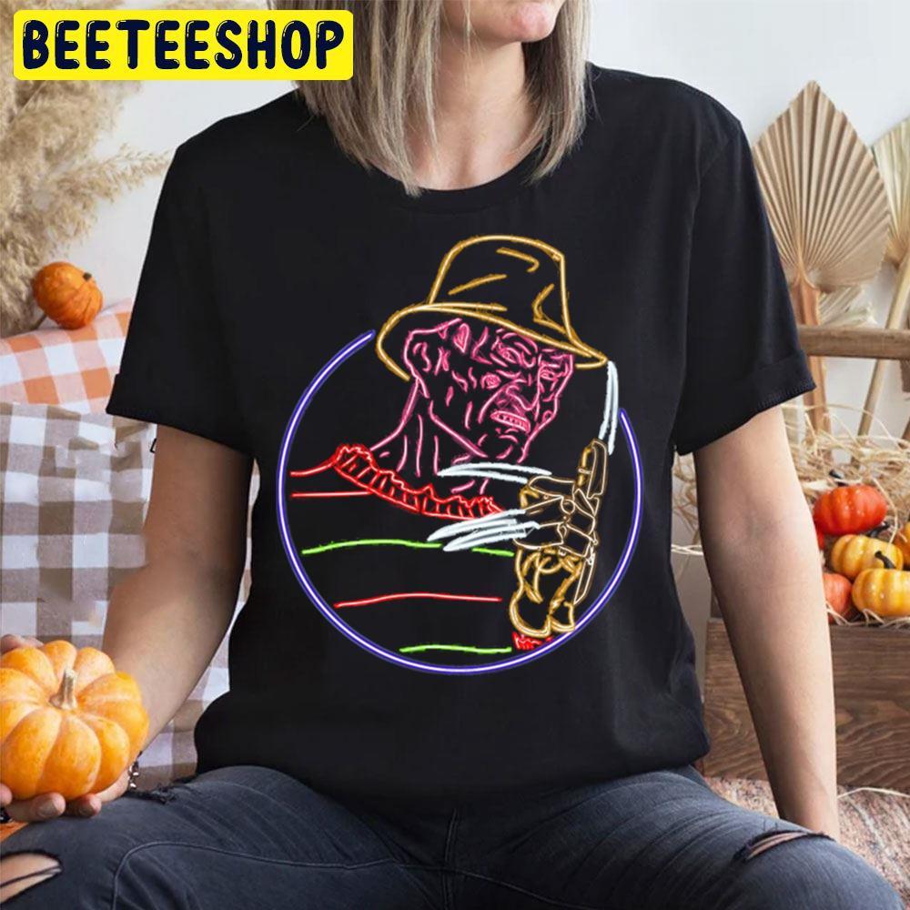 Neon Style Freddy Krueger Halloween Beeteeshop Trending Unisex T-Shirt Neon Style Freddy Krueger Halloween Beeteeshop Trending Unisex T-Shirt