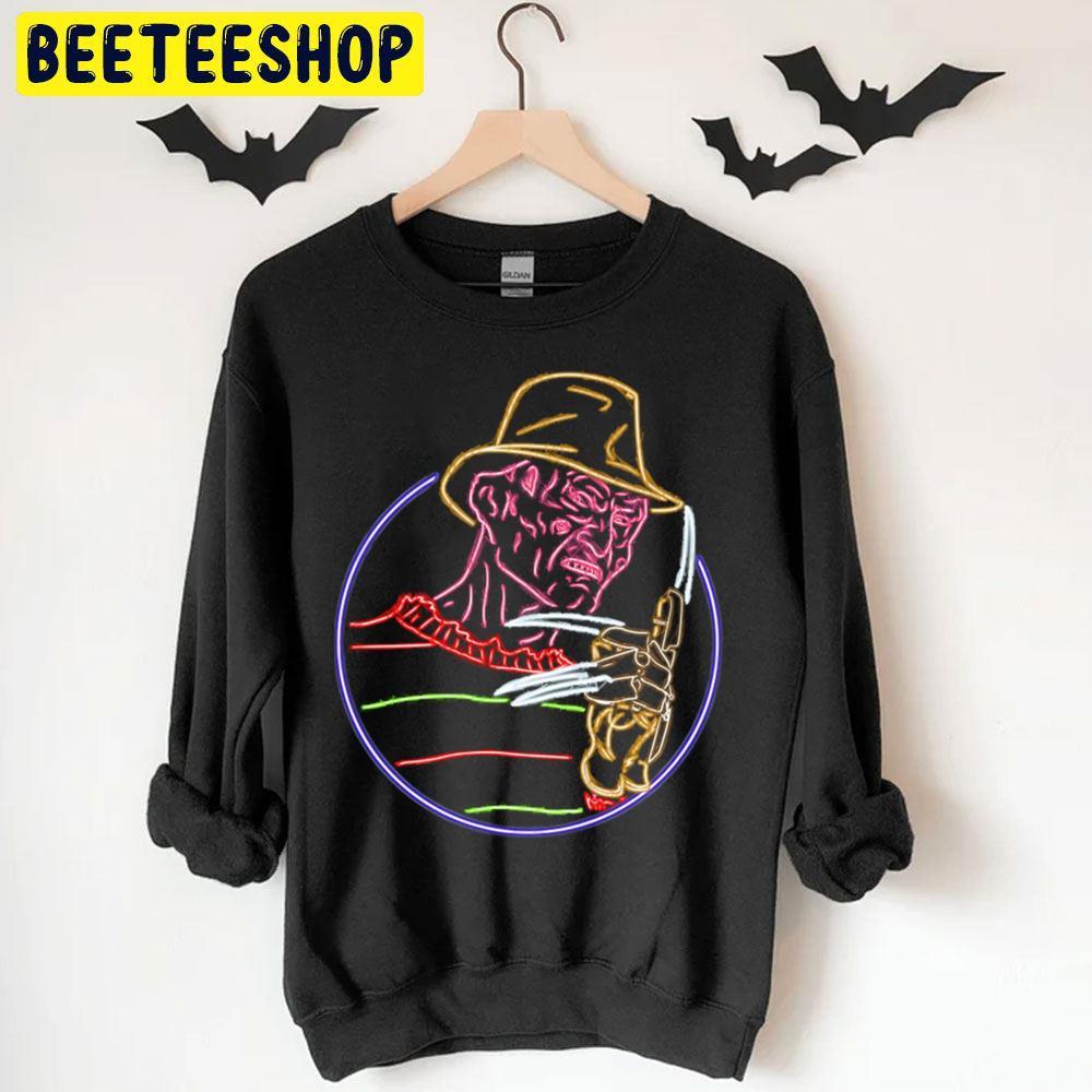 Neon Style Freddy Krueger Halloween Beeteeshop Trending Unisex T-Shirt Neon Style Freddy Krueger Halloween Beeteeshop Trending Unisex T-Shirt