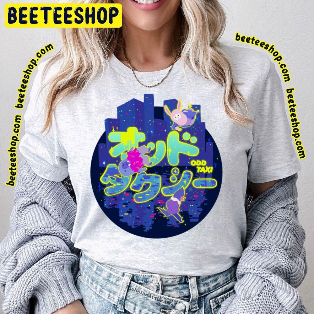 Night In Tokyo Odd Taxi Beeteeshop Trending Unisex T-Shirt Night In Tokyo Odd Taxi Beeteeshop Trending Unisex T-Shirt