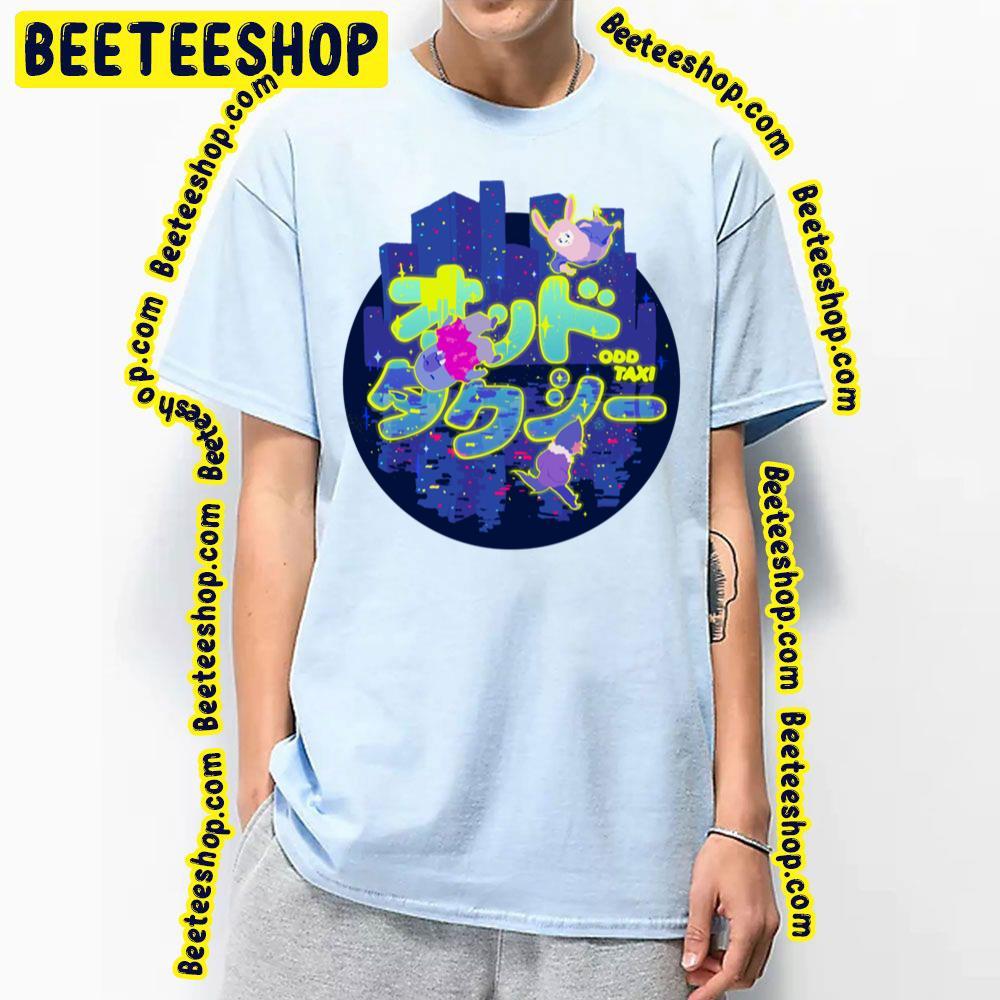 Night In Tokyo Odd Taxi Beeteeshop Trending Unisex T-Shirt Night In Tokyo Odd Taxi Beeteeshop Trending Unisex T-Shirt