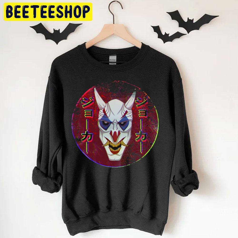 Oni Mask Joker Halloween Beeteeshop Unisex T-Shirt Oni Mask Joker Halloween Beeteeshop Unisex T-Shirt