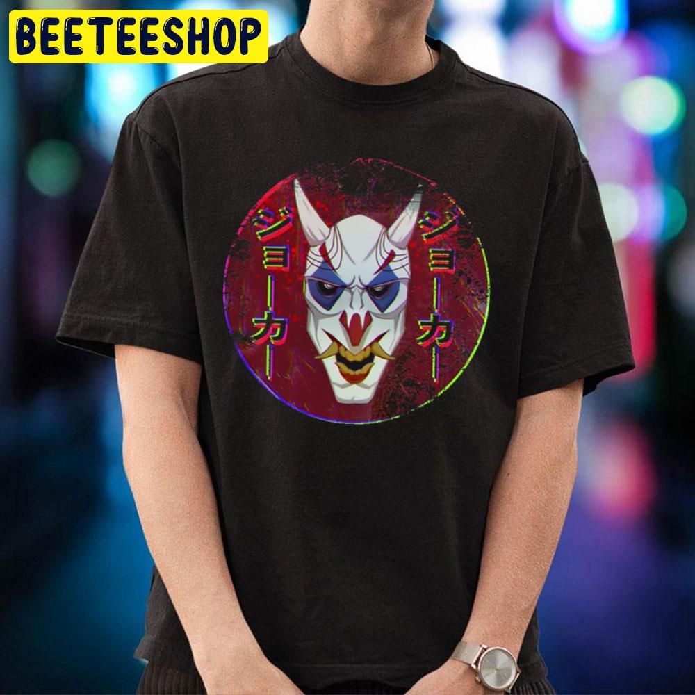 Oni Mask Joker Halloween Beeteeshop Unisex T-Shirt Oni Mask Joker Halloween Beeteeshop Unisex T-Shirt