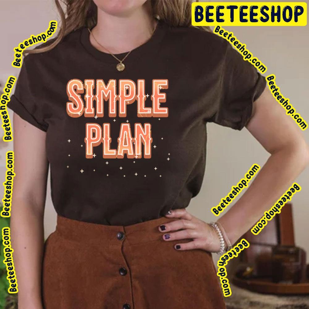Orange Text Simple Plan Beeteeshop Trending Unisex T-Shirt Orange Text Simple Plan Beeteeshop Trending Unisex T-Shirt