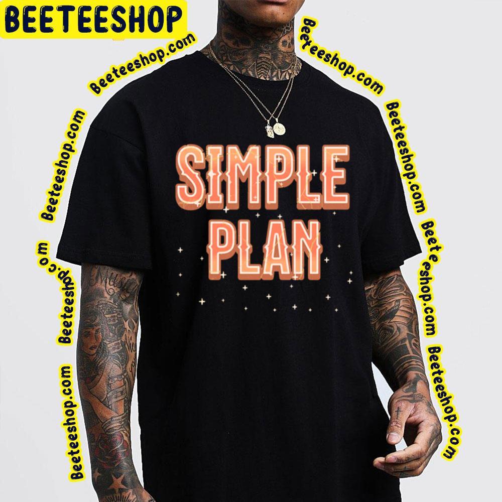 Orange Text Simple Plan Beeteeshop Trending Unisex T-Shirt Orange Text Simple Plan Beeteeshop Trending Unisex T-Shirt