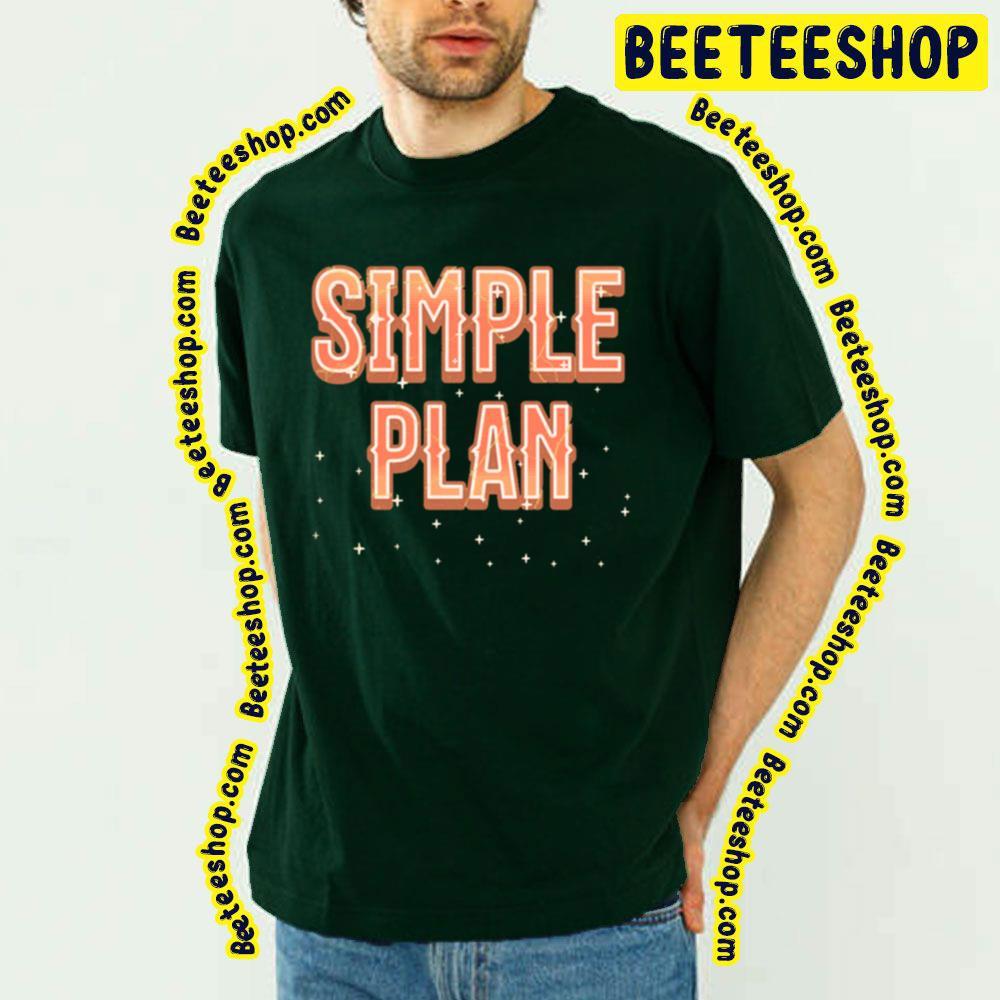 Orange Text Simple Plan Beeteeshop Trending Unisex T-Shirt Orange Text Simple Plan Beeteeshop Trending Unisex T-Shirt