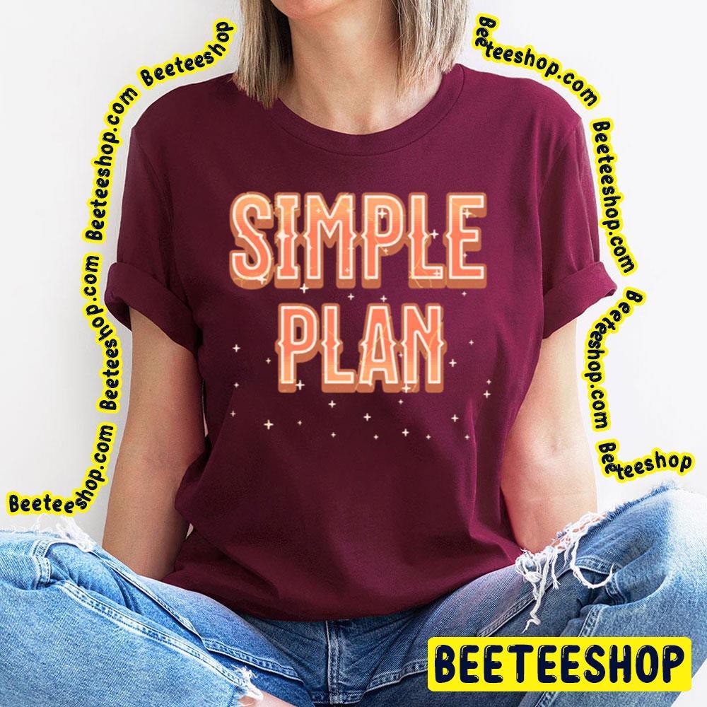 Orange Text Simple Plan Beeteeshop Trending Unisex T-Shirt Orange Text Simple Plan Beeteeshop Trending Unisex T-Shirt