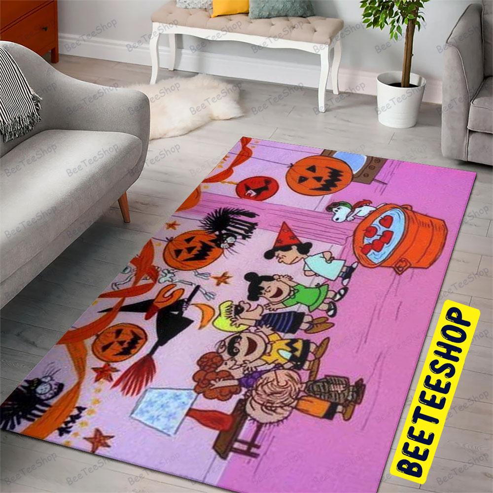 Party It's The Great Pumpkin, Charlie Brown Halloween Beeteeshop Rug Rectangle Party It's The Great Pumpkin, Charlie Brown Halloween Beeteeshop Rug Rectangle