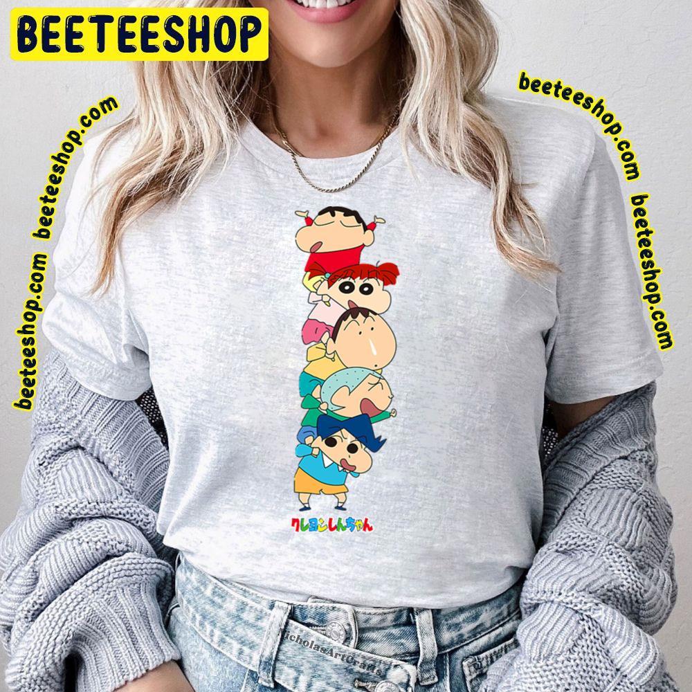 Piggyback Kasukabe Crayon Shin Chan Beeteeshop Trending Unisex T-Shirt Piggyback Kasukabe Crayon Shin Chan Beeteeshop Trending Unisex T-Shirt