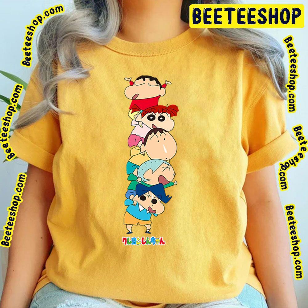 Piggyback Kasukabe Crayon Shin Chan Beeteeshop Trending Unisex T-Shirt Piggyback Kasukabe Crayon Shin Chan Beeteeshop Trending Unisex T-Shirt