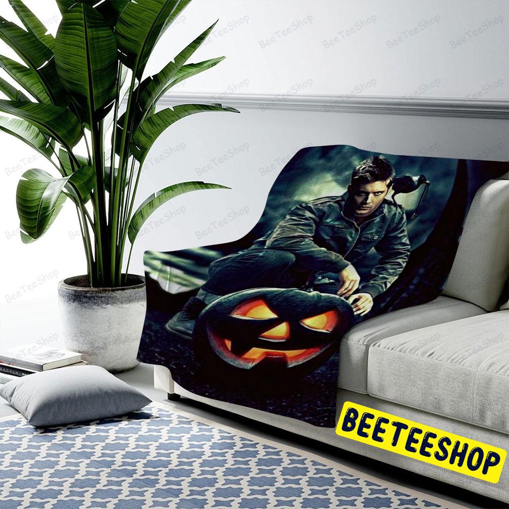Pumpkin Supernatural Halloween Beeteeshop US Cozy Blanket Pumpkin Supernatural Halloween Beeteeshop US Cozy Blanket