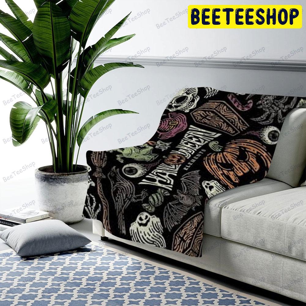Pumpkins Halloween Pattern 070 Beeteeshop US Cozy Blanket Pumpkins Halloween Pattern 070 Beeteeshop US Cozy Blanket