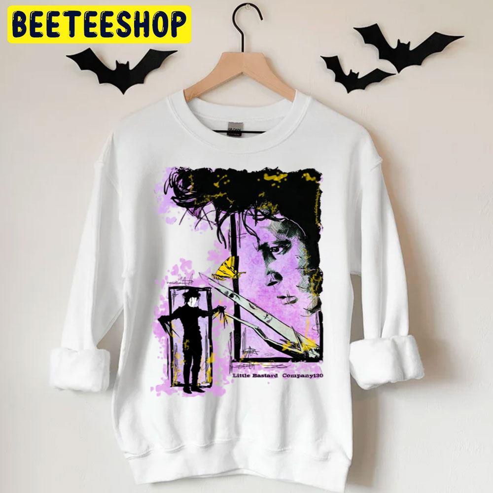 Purple Art Edward Scissorhands Movie Halloween Beeteeshop Trending Unisex T-Shirt Purple Art Edward Scissorhands Movie Halloween Beeteeshop Trending Unisex T-Shirt