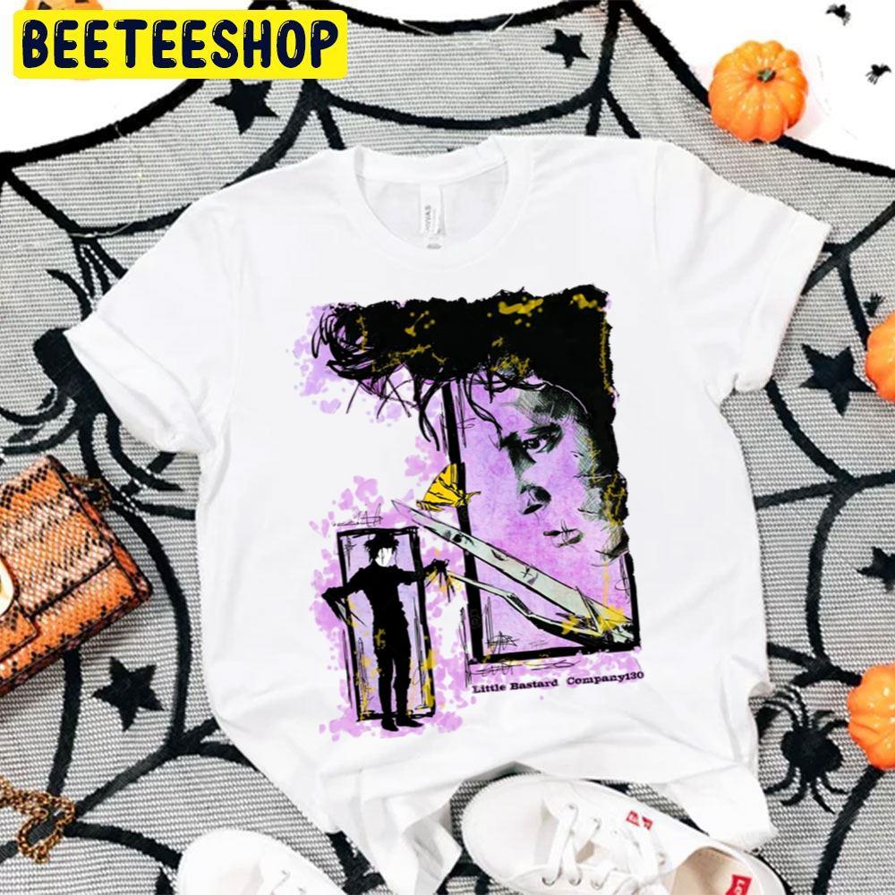 Purple Art Edward Scissorhands Movie Halloween Beeteeshop Trending Unisex T-Shirt Purple Art Edward Scissorhands Movie Halloween Beeteeshop Trending Unisex T-Shirt