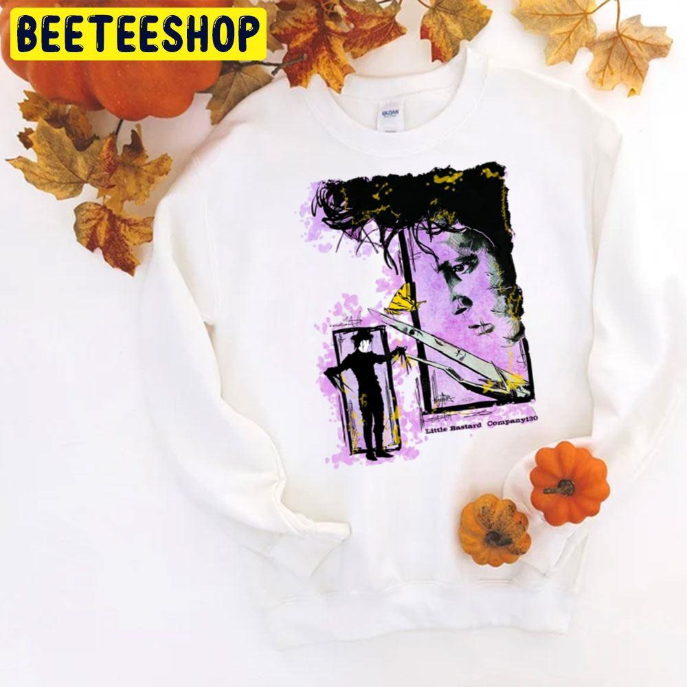 Purple Art Edward Scissorhands Movie Halloween Beeteeshop Trending Unisex T-Shirt Purple Art Edward Scissorhands Movie Halloween Beeteeshop Trending Unisex T-Shirt