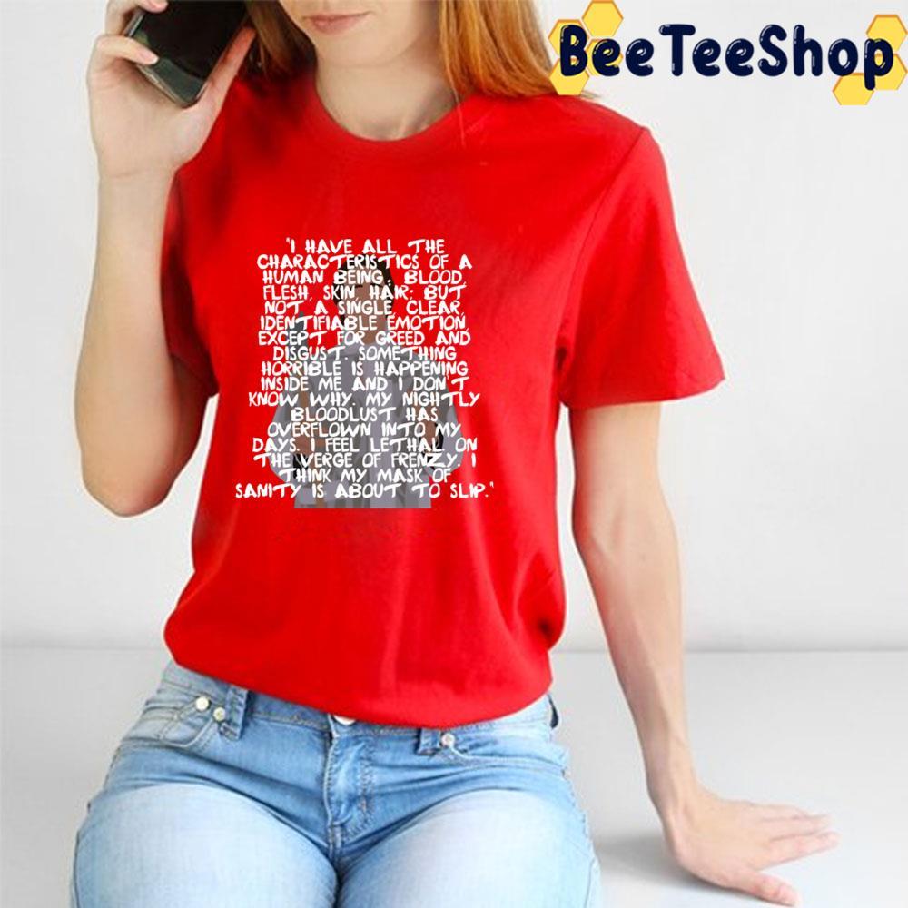 Quote Patrick Bateman Halloween Beeteeshop Unisex T-Shirt Quote Patrick Bateman Halloween Beeteeshop Unisex T-Shirt